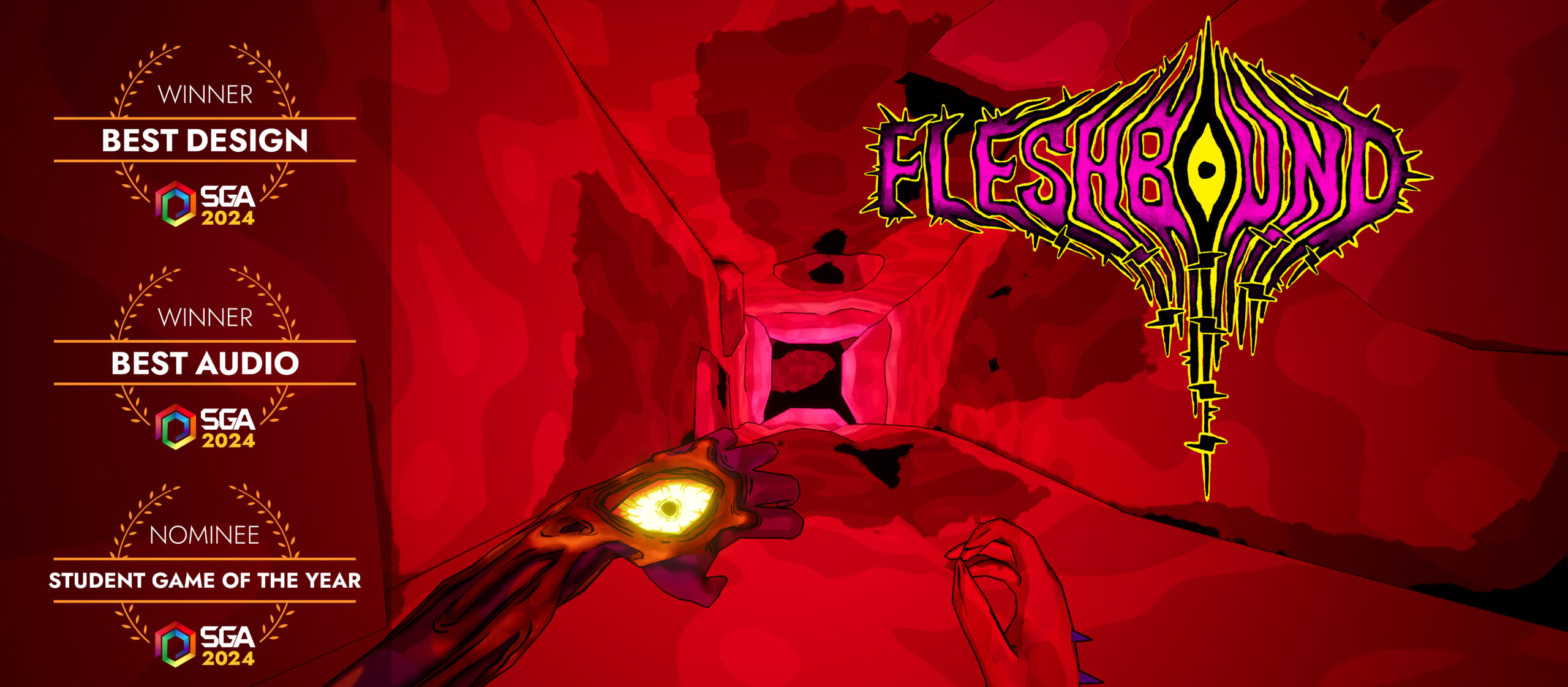 Fast paced first person platforming game