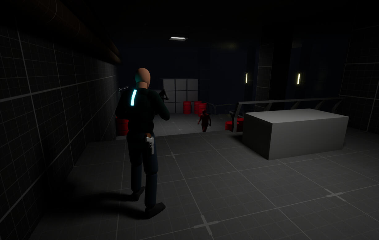 4. Delivery area: Use explosive barrels to kill the Necromorphs.