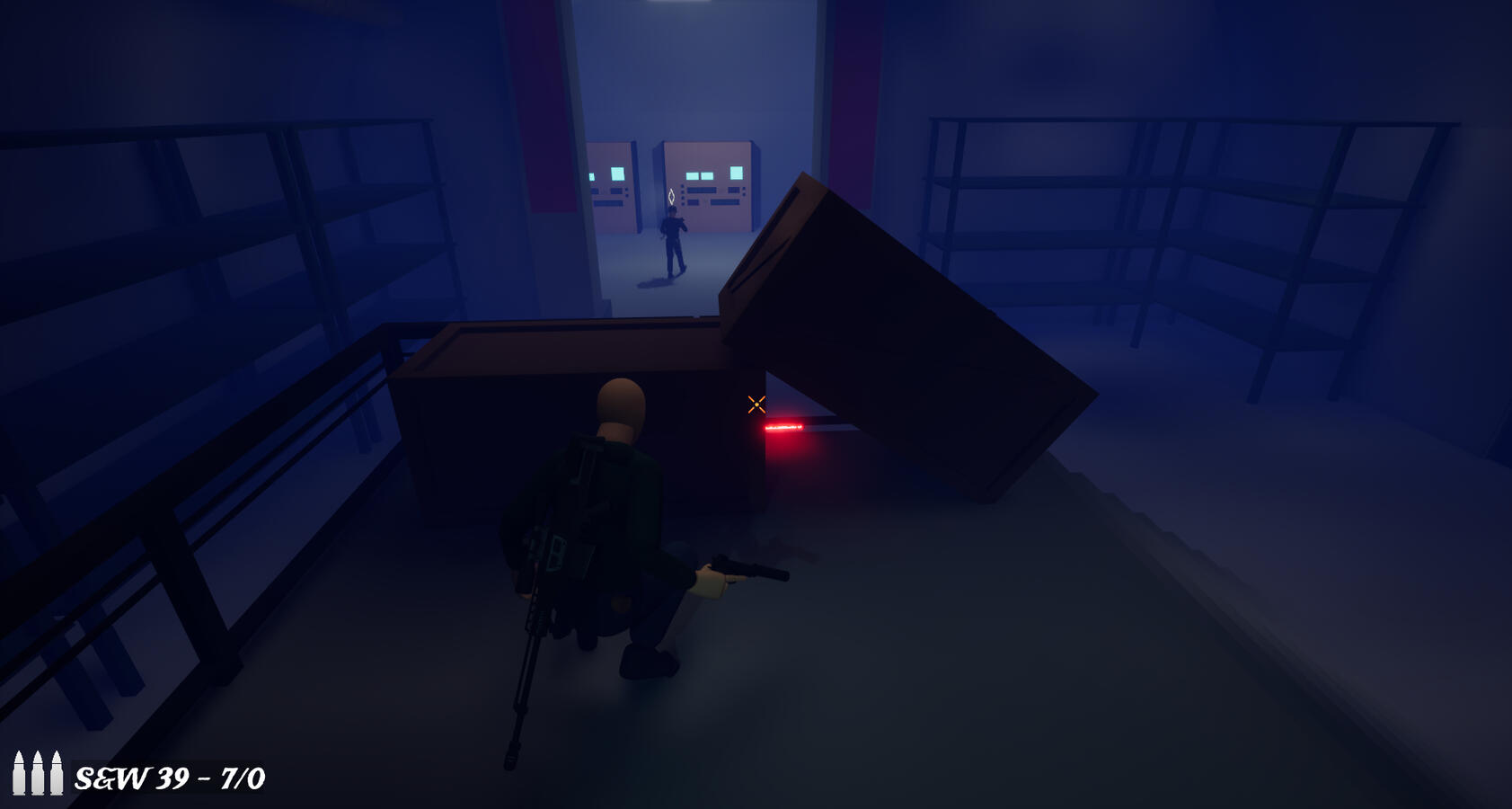 4. Logistics &amp; Control Area: A tense interior space offering stealth or close-quarters combat.